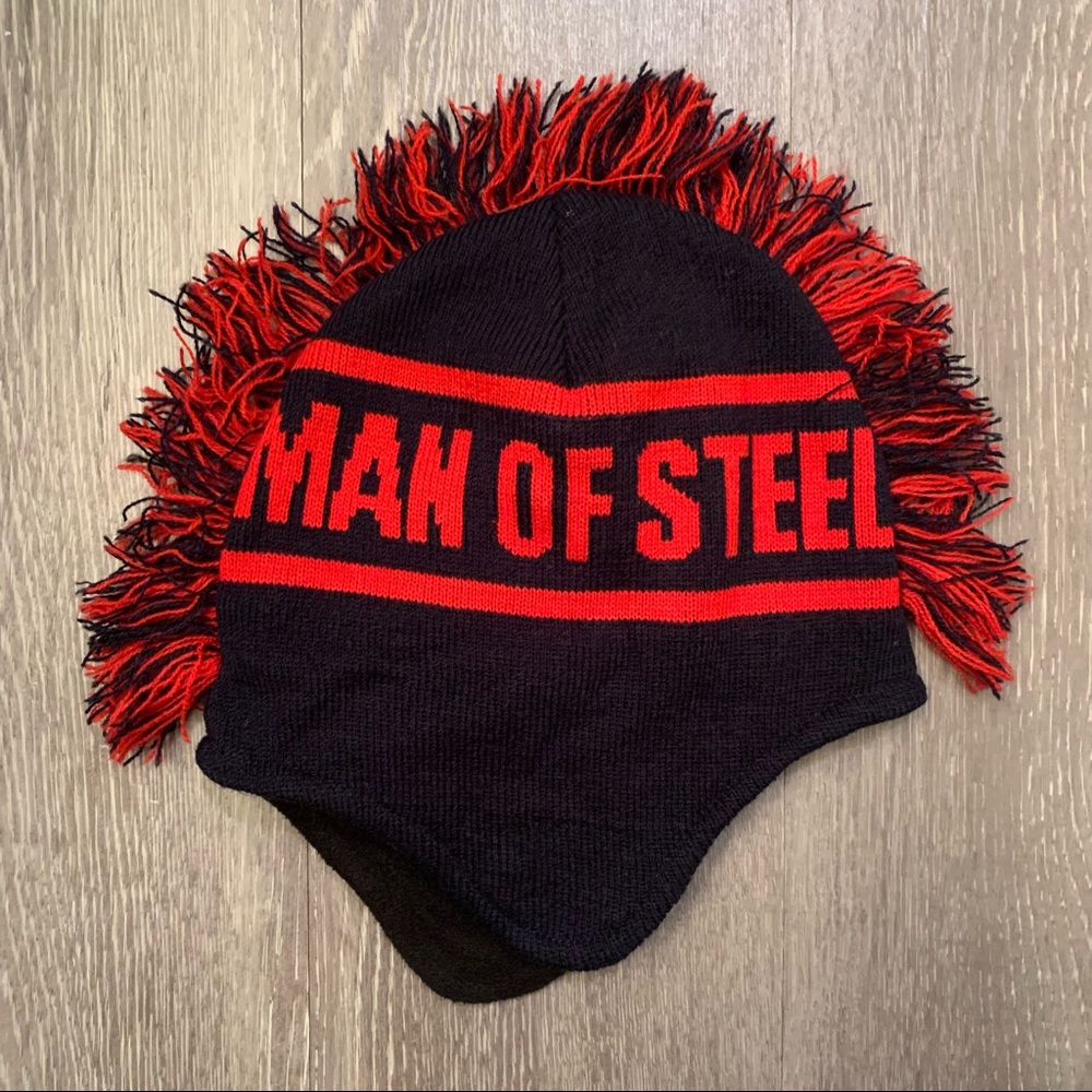 Superman Man Of Steel Beanie Laplander Hat DC Comics Youth Boy’s OSFA